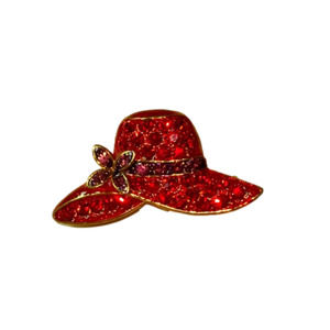 Draper's & Damon's Rhinestone Hat Brooch